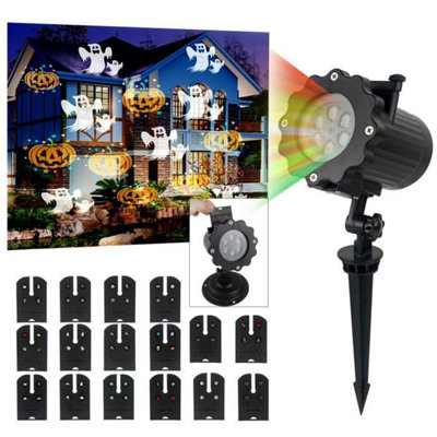 16 Patterns LED Outdoor Projector Light Garden Decorative Lamp ...