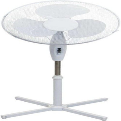 16" Pedestal Oscillating Stand Fan - Desk Mini Fans Electric Tower Standing Inch Home Office - 5