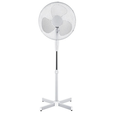 16'' Pedestal Portable Fan for Home or Small /Large Office - White ...