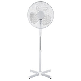 16'' Pedestal Portable Fan for Home or Small /Large Office - White