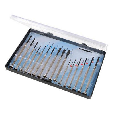 16 Piece Jewellers Screwdriver Set Phillips Philips Slotted Hex Nut