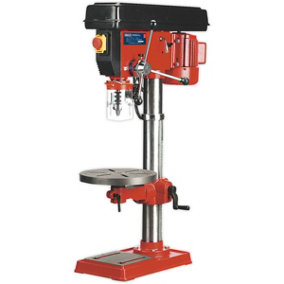 16-Speed Bench Pillar Drill - 650W Motor - 1070mm Height - Safety Release Switch