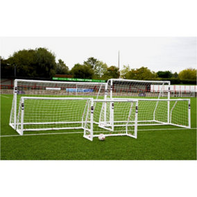 16 x 7 Feet Match Approved Football Goal Post Spare Net - All Weather Outdoor