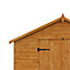 16 x 8 (4.88m x 2.44m) Wooden Log Lap APEX Workshop With 12mm T&G Floor & Roof & 8 Windows - Double Doors (16ft x 8ft) (16x8)