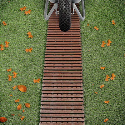 16 X Grass Protection Mat - Garden Roll Out Path Track - Non-slip - Easy To Fold Away Store & Transport