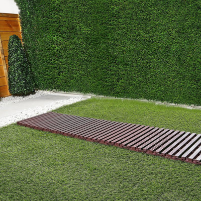 16 X Grass Protection Mat - Garden Roll Out Path Track - Non-slip - Easy To Fold Away Store & Transport - 3