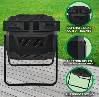160 Litre Garden Compost Tumbler - 3