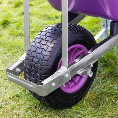160 Litre Wide-Wheel Wheelbarrow - 4