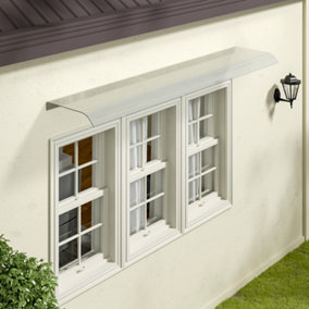 160 x 40 cm Awning for Door Window Exterior Front Door Overhang Awning Window Door Cover for Rain Sunlight Protection