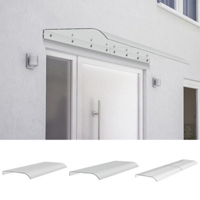 160 x 40 cm Awning for Door Window Exterior Front Door Overhang Awning Window Door Cover for Rain Sunlight Protection - 3