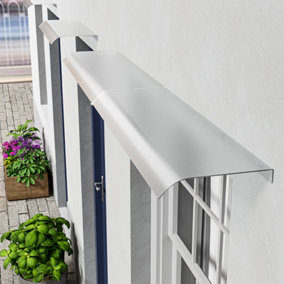 160 x 50 cm Awning for Door Window Exterior Front Door Overhang Awning Window Door Cover for Rain Sunlight Protection