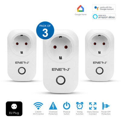 1600W Max Load WiFi Smart EU Plug with Energy Monitor