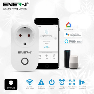 1600W Max Load WiFi Smart EU Plug with Energy Monitor