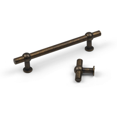 Cast Iron Door Handles, Rustic Heavy Duty Antique Style Gate Barn Pu