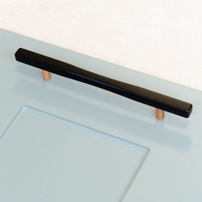 160mm Black/Copper T-Bar Handle