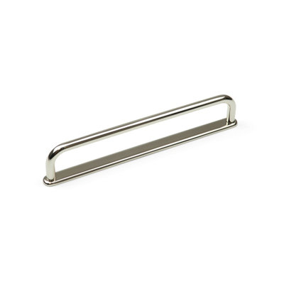 160mm Bright Nickel Kitchen Cabinet Handle Loop Pull Backplate Cupboard ...
