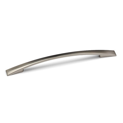 160mm Brushed Nickel Cabinet Handle Grey Slim Bow Kitchen Cupboard Door Drawer Pull Bedroom Bathroom Wardrobe Furniture