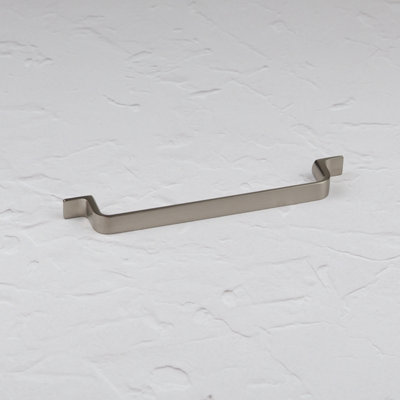 160mm Brushed Nickel Cabinet Handle Grey Strap Cupboard Door Drawer Pull Kitchen Wardrobe Furniture Replacement