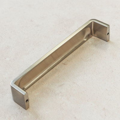 160mm Brushed Nickel Cabinet Handle Wide Grey Kitchen Cupboard Door Drawer Pull Wardrobe Furniture Replacement Upcycle