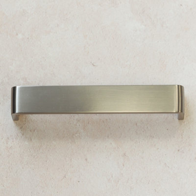 160mm Brushed Nickel Cabinet Handle Wide Grey Kitchen Cupboard Door Drawer Pull Wardrobe Furniture Replacement Upcycle