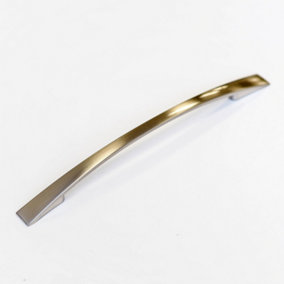 160mm Brushed Nickel Kitchen Cabinet Curved Bow Handle