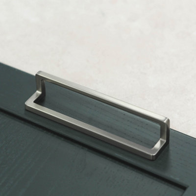 160mm Brushed Nickel L-Shaped Handle