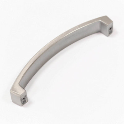 160mm Brushed Nickel Square Bow Handle