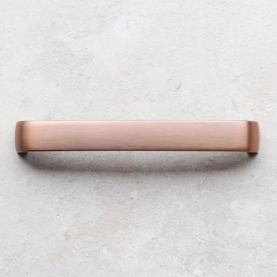 160mm Copper Cabinet Handle Brushed Antique Rose Gold Kitchen Cupboard Door Drawer Pull Wardrobe Furniture Replacement
