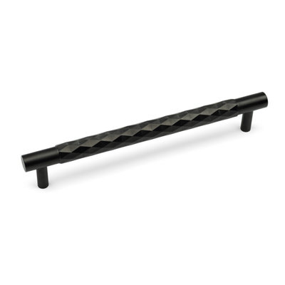 160mm Dark Bronze Diamond Cut Cabinet Handle Kitchen Cupboard Door ...