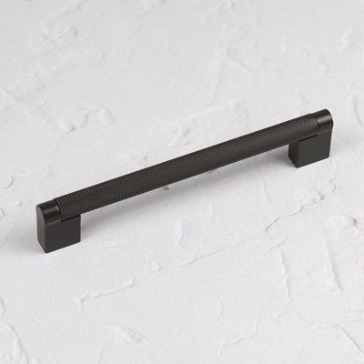 160mm Dark Grey Cabinet Handle Textured Knurled Gunmetal Kitchen Cupboard Door Drawer Pull Bathroom Bedroom Furniture Anthracite