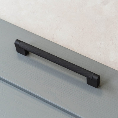 160mm Dark Grey Cabinet Handle Textured Knurled Gunmetal Kitchen Cupboard Door Drawer Pull Bathroom Bedroom Furniture Anthracite