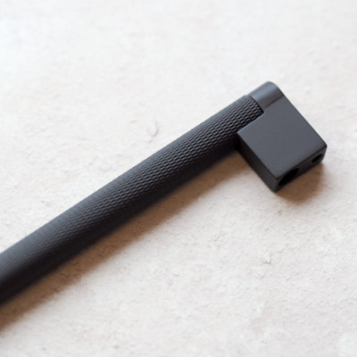 160mm Dark Grey Cabinet Handle Textured Knurled Gunmetal Kitchen Cupboard Door Drawer Pull Bathroom Bedroom Furniture Anthracite