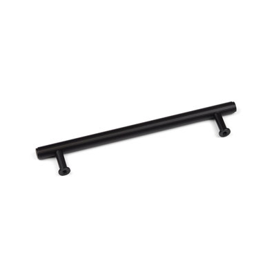 Buy 160mm Matt Black Cabinet Handle Dark Textured Kitchen Cupboard Door ...