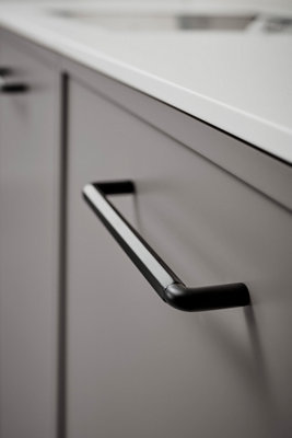 160mm Matt Black Hexagon Kitchen Cabinet Handle Cupboard Door Drawer Pull