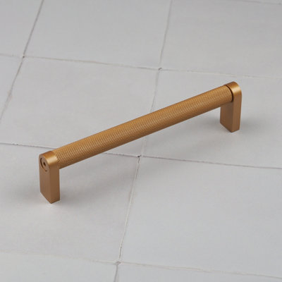 160mm Matt Gold Knurled Handle