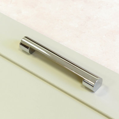 160mm Polished Chrome Cylinder Barrel Handle