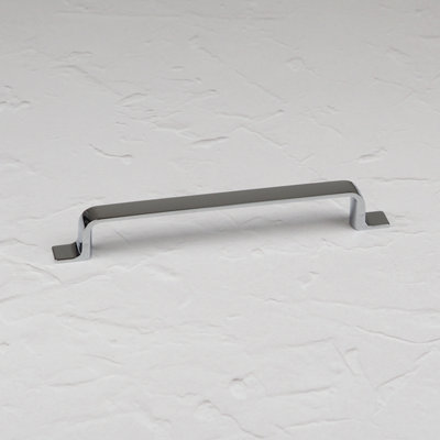 160mm Polished Chrome Strap Cabinet Handle Cupboard Door Drawer Pull ...