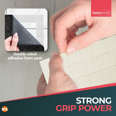 160pcs Interior Sticky Pads 20mm - Double Sided Sticky Pads Heavy Duty - Sticky Foam Pads for Wall Mounting, Card Making & Crafts