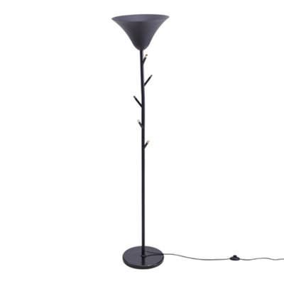 161cm H E14 Blub Black Metal Floor Lamp Floor Light with