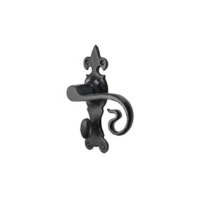 165mm x 52mm No.4018 Old Hill Ironworks Wychwood Suite Lever Bathroom Handles