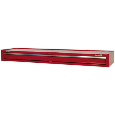1665 x 440 x 170mm RED 1 Drawer MID-BOX Tool Chest Lockable Storage Unit Cabinet