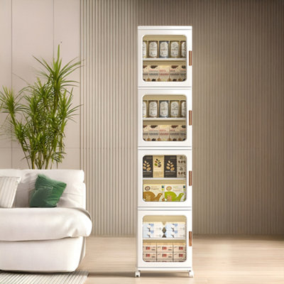 166cmH Compartment Drawer Multifunctional Storage Cabinet with Door and ...