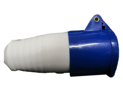 16A 3 Pin Caravan Socket (220V to 250V Blue Camping Industrial Power)