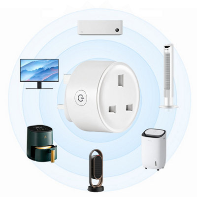 KMC 16A WiFi Smart Plug 4-Pack - Works With Alexa, Google Home, Apple HomeKit, SmartThings - Mini Socket