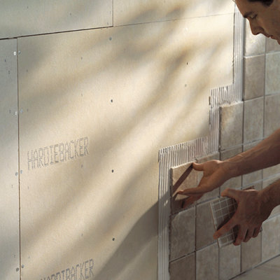 Shop tile backer boards.