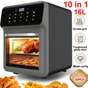 16L Air Fryer Digital Kitchen Oven Oil Free Low Fat Healthy Frying Cooker 2100W