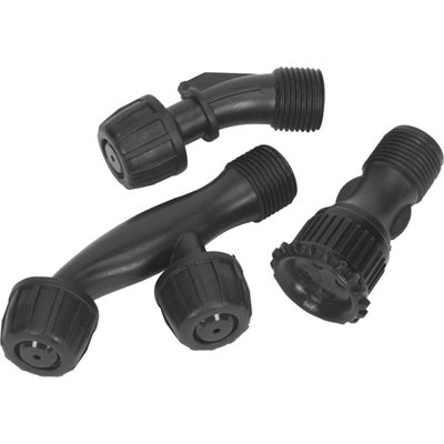 16L Backpack Sprayer - Heavy Duty PP Plastic - Interchangeable Spray Nozzles - 3