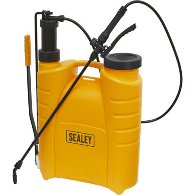 16L Backpack Sprayer - Heavy Duty PP Plastic - Interchangeable Spray Nozzles - 4