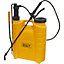 16L Backpack Sprayer - Heavy Duty PP Plastic - Interchangeable Spray Nozzles