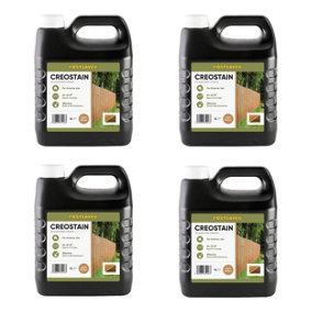 16L Creostain Fence Stain & Shed Paint (Light Brown) - Creosote/Creocoat Substitute - Oil Based Wood Treatment (Free Delivery)